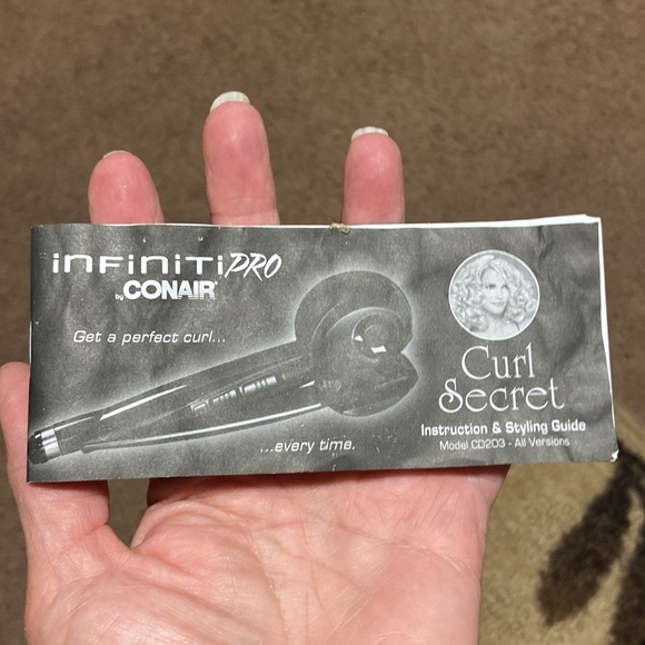 Infiniti PRO Conair Ionic Auto Rotating Curling Iron Purple with Instructions - Picture 3 of 11